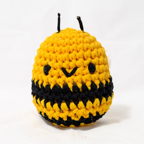 Crocheted bumblebee